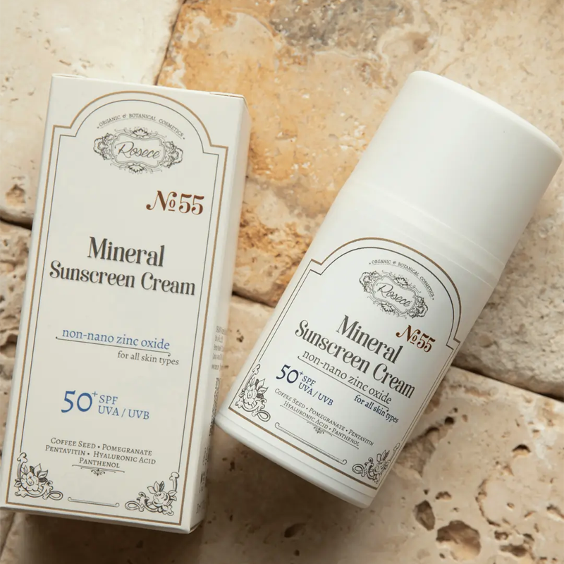 Rosece No55 Mineral Sunscreen Cream SPF 50 - 50 ml