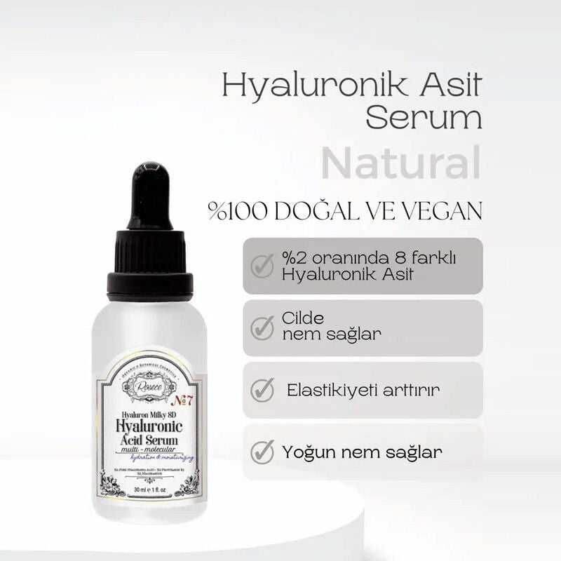 Rosece R07 Hyaluron Milky 8D Hyaluronic Acid Serum 30 ml