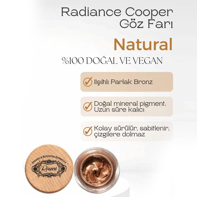 Rosece Radiance Wings Cream Eyeshadow Shimmer Bronze 7ml