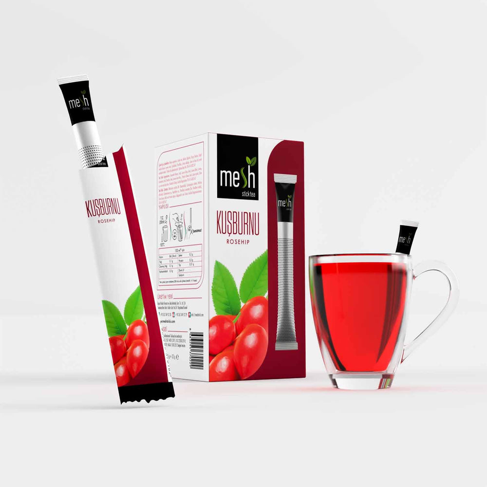 Mesh Stick Rosehip Herbal Tea front