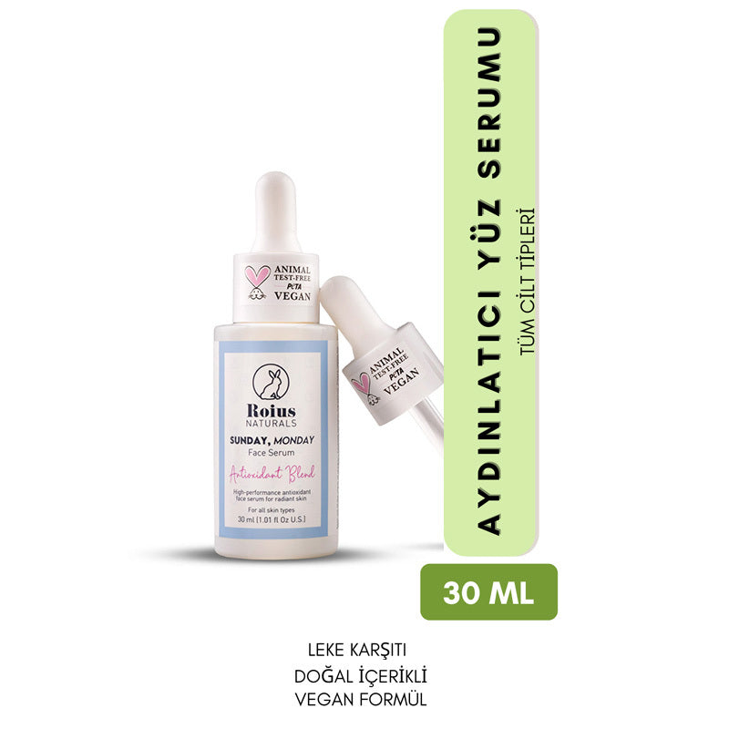 Roius Naturals Brightening Face Serum for Radiant Skin 30 ml