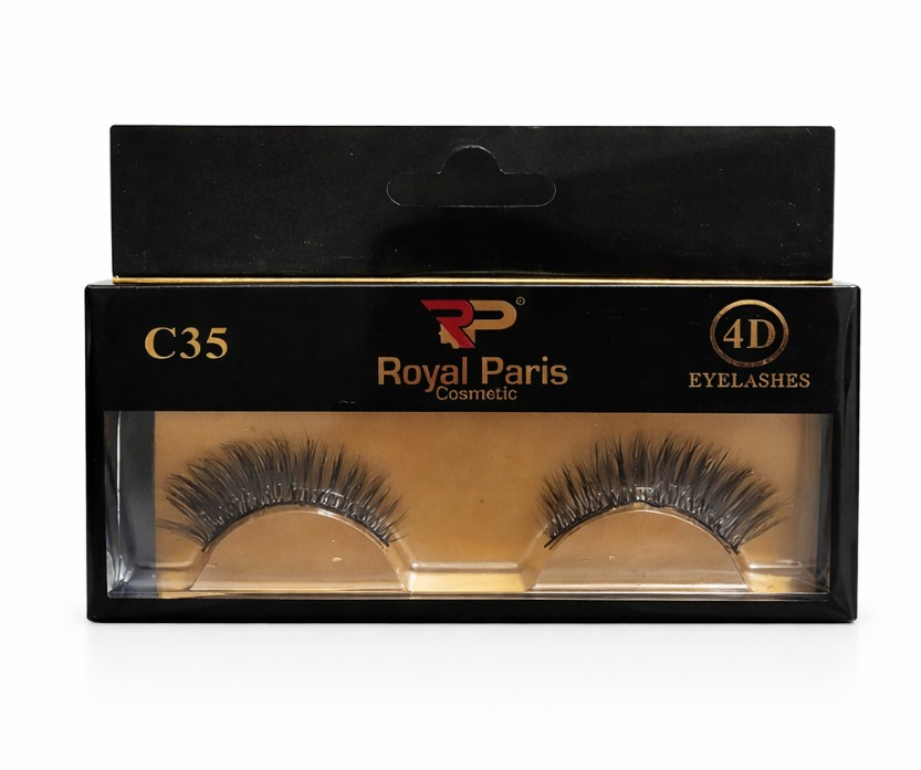 Royal Paris 4D False Eyelashes RC-350 for Volumized Lash Look