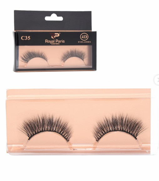 Royal Paris 4D False Eyelashes RC-353 for Dramatic Volume