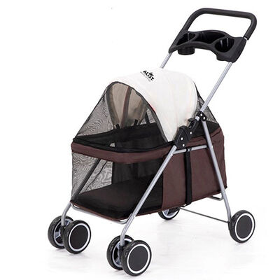Royalist DTC-807 Foldable Pet Stroller Brown 80x50x103 cm