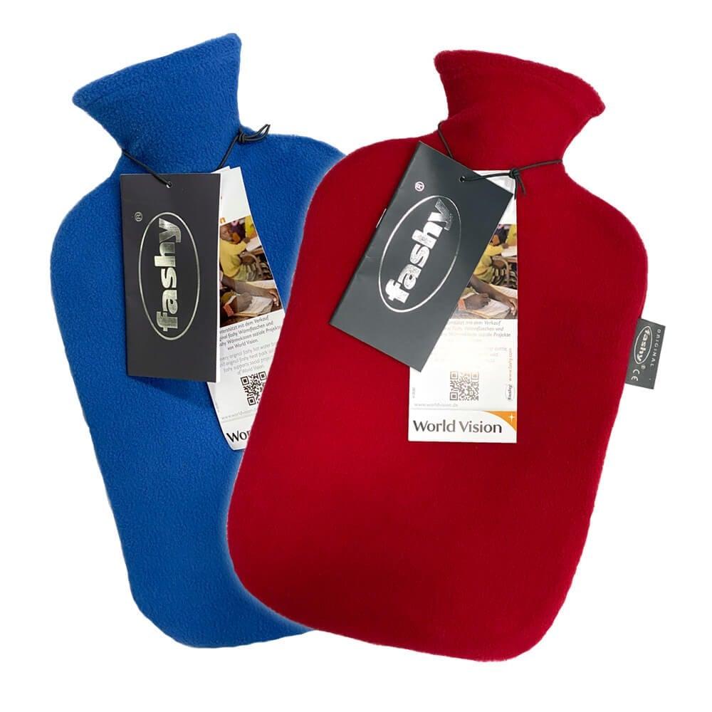 Fashy Odorless Hot Water Bottle with Cover - 2 Liter | Certified Quality - image 5