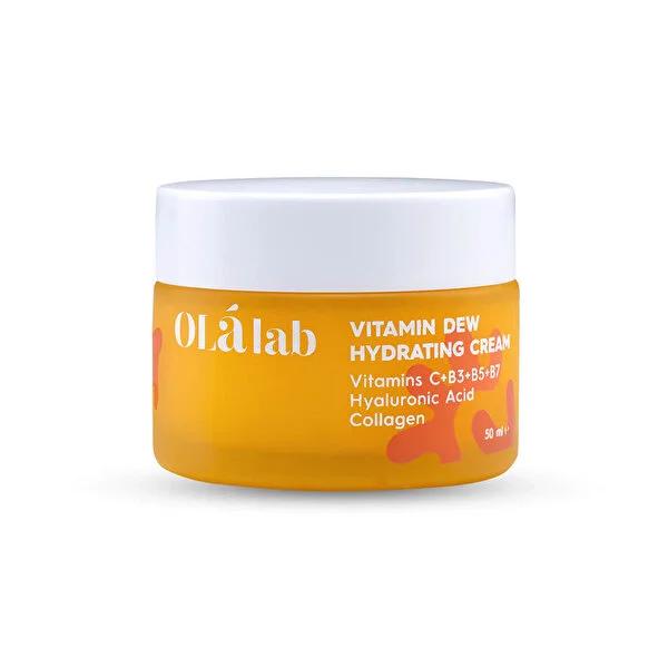 Olalab Vitamin Dew Moisturizing Cream - Hyaluronic Acid, Vitamin C, Niacinamide - For Brightening, Anti-Aging, & Pore Minimizing - 1.69 fl oz Olalab Vitamin Dew Cream: Brighten, Hydrate & Minimize Pores moisturizing cream, vitamin C moisturizer, hyaluronic acid cream, niacinamide face cream, collagen cream for face, skin brightening cream, pore minimizing moisturizer, anti-aging face cream, facial moisturizer, hydrating cream, skin radiance, even skin tone, blemishes, fine lines, wrinkles, dry skin, oily sk