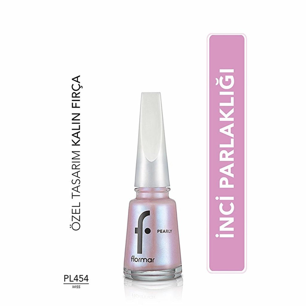 Flormar Pearly Yoğun Pigmentli ve Sedef Yansımalı Oje 454 Miss