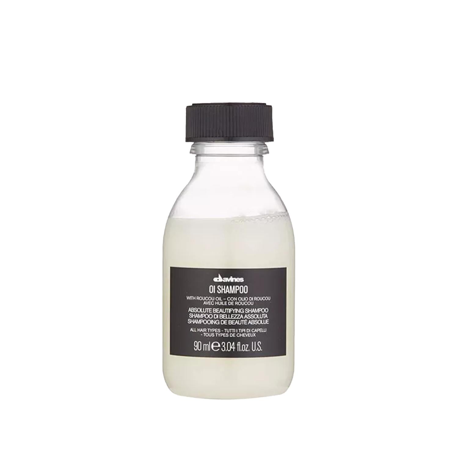 Davines Sulfate-Free Shampoo for All Hair Types - Gentle, Natural Hair Care - 3.04 fl oz Davines Sulfate-Free Shampoo - Gentle & Natural Hair Care sulfate-free shampoo, Davines OI shampoo, gentle hair care, natural shampoo, sensitive scalp shampoo, hair care, sulfate-free hair care, natural hair products, Davines products, gentle shampoo, all hair types shampoo, professional hair care, travel-friendly shampoo