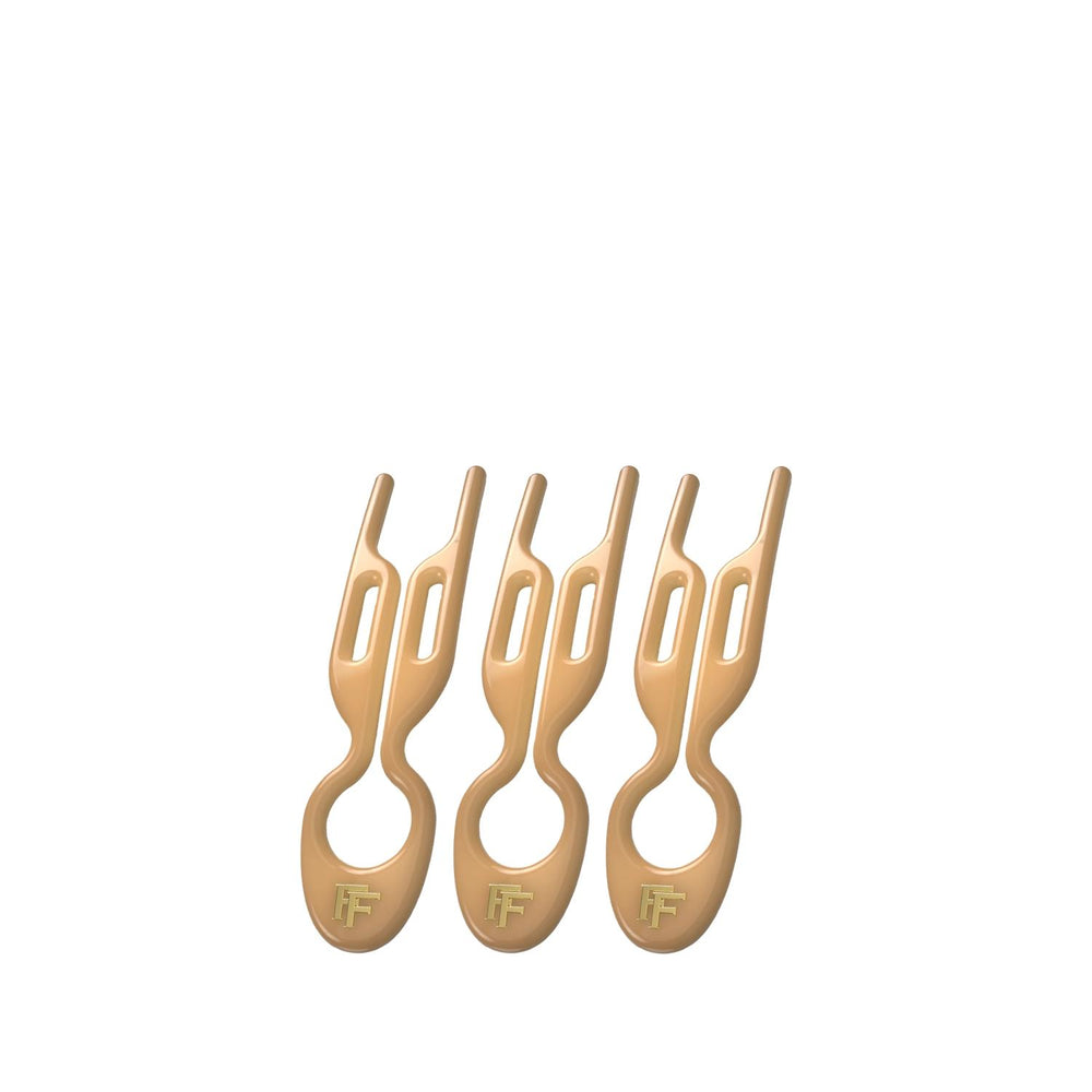 Fiona Franchimon No. 1 Hairpin Caramel Strong Hold 3-Pack