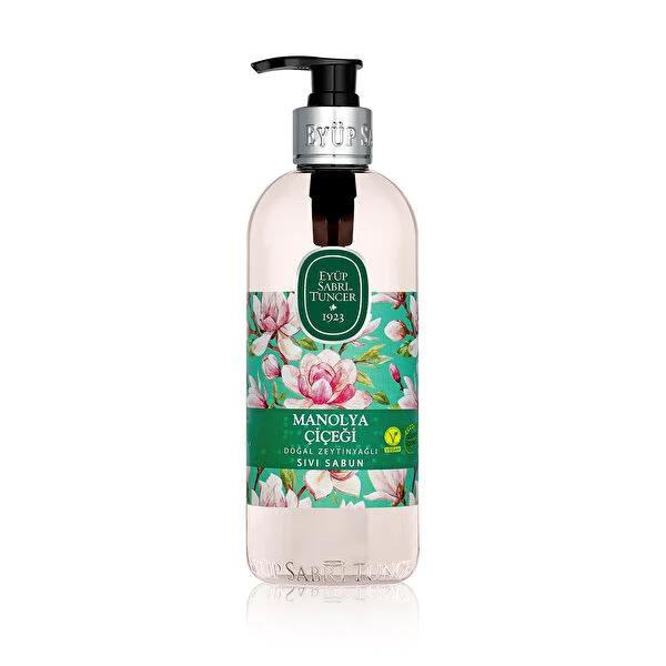 Eyüp Sabri Tuncer Magnolia Liquid Hand Soap - Natural Olive Oil, Gentle Cleanser, Moisturizing, Floral Fragrance, Vegan, 16.91 fl oz Eyüp Sabri Tuncer Magnolia Liquid Hand Soap - Olive Oil & Floral Scent Liquid hand soap, Natural olive oil soap, Magnolia scented soap, Moisturizing hand soap, Gentle hand cleanser, Vegetarian soap, Vegan hand soap, Eyup Sabri Tuncer soap, Floral fragrance soap, Hand soap for dry skin, Olive oil, Magnolia, Floral, Gentle, Moisturizing, Vegan, Vegetarian, Hand wash, Skin care, 