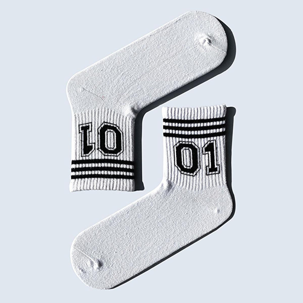 Carnaval Socks 7-Pack Slogan Designed Comfortable Cotton Socks Set for Everyday Wear - view 3