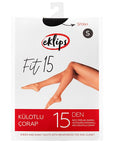 Eklips Black Pantyhose Classic Sheer Tights Size S