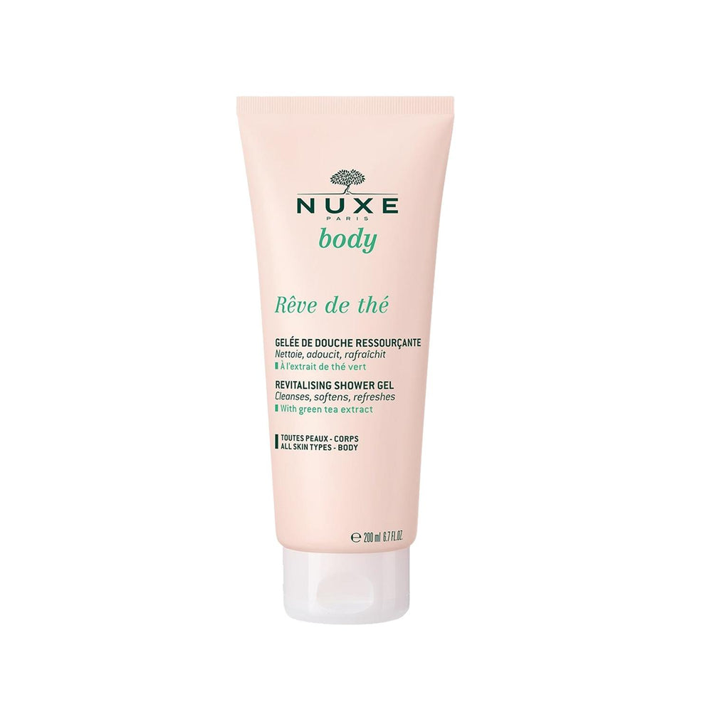 Nuxe Body Reve De The Refreshing Shower Gel 200ml - Invigorating Body Wash for Daily Use Nuxe Refreshing Shower Gel 200ml - Daily Body Wash Shower Gel, Nuxe Body Reve De The, Refreshing Body Wash, Canlandırıcı Duş Jeli, 200 ml Body Care, Body Wash, Daily Hygiene, Refreshing Fragrance, Nuxe, Gentle Body Wash, Invigorating Shower Gel, Daily Shower Routine, Natural Ingredients, Nourishing Body Wash, Luxury Body Care