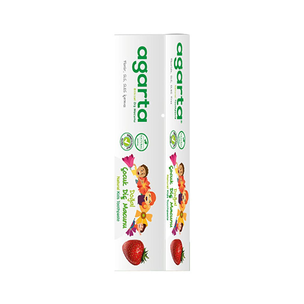 Agarta Natural Fluoride-Free Children's Toothpaste - Strawberry Flavor 2.54 fl oz - view 2