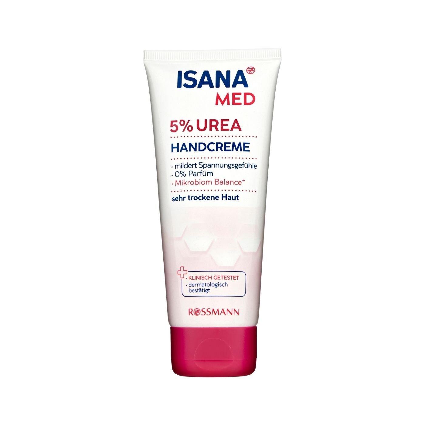 Isana Med Urea &amp; Cica Moisturizing Hand Cream for Dry Skin 100ml