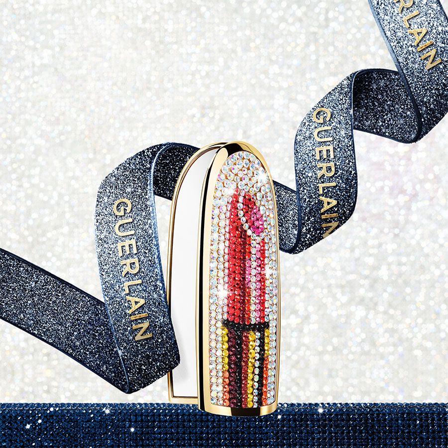 Guerlain Rouge G Customizable Lipstick Case Holiday Edition