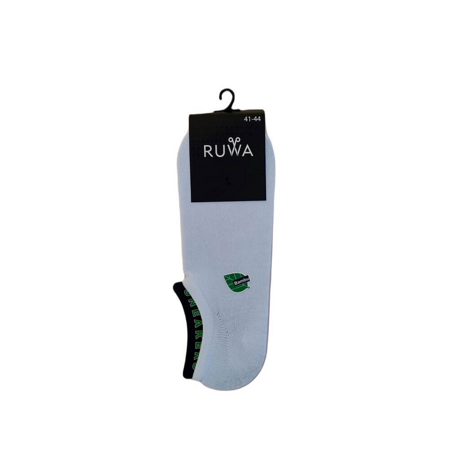 Ruwa 103 Men's Sneaker Socks Breathable White