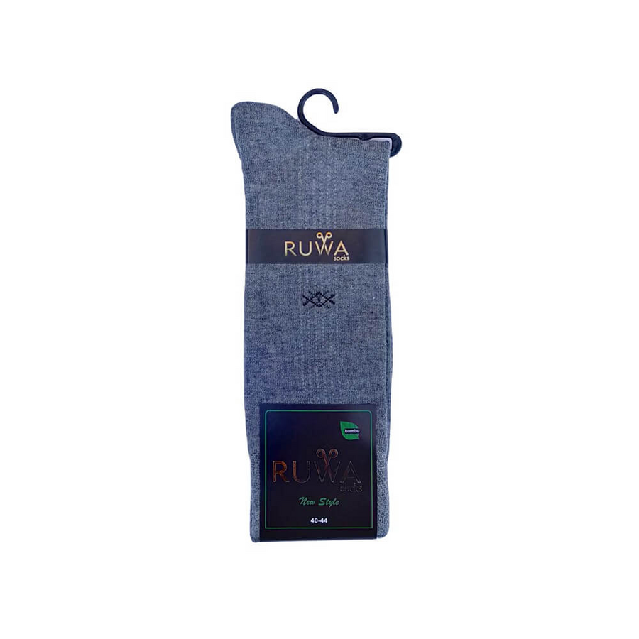 Ruwa 150 Men's Crew Socks Breathable Daily Fit Grey