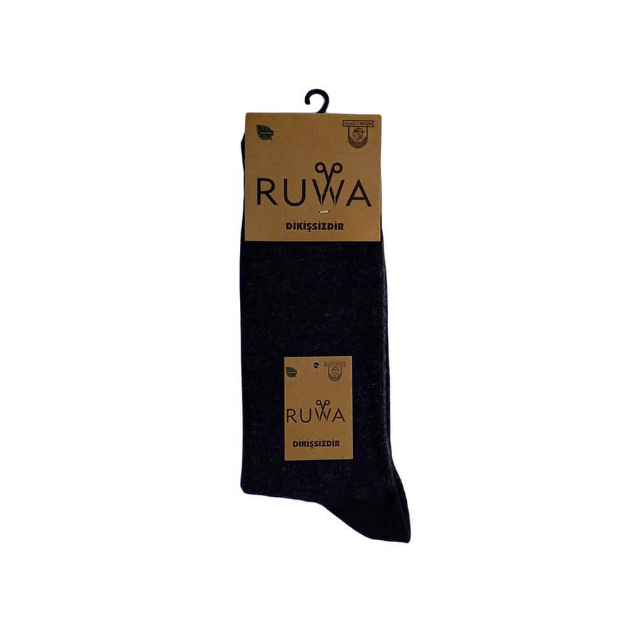 Ruwa 154 Men's Wool Bamboo Socks Navy Blue
