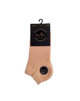 Ruwa 201 Women's No-Show Socks Breathable Orange 1 Pair