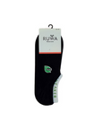 Ruwa 203 Women's Sneaker Socks - Breathable Black Low-Cut