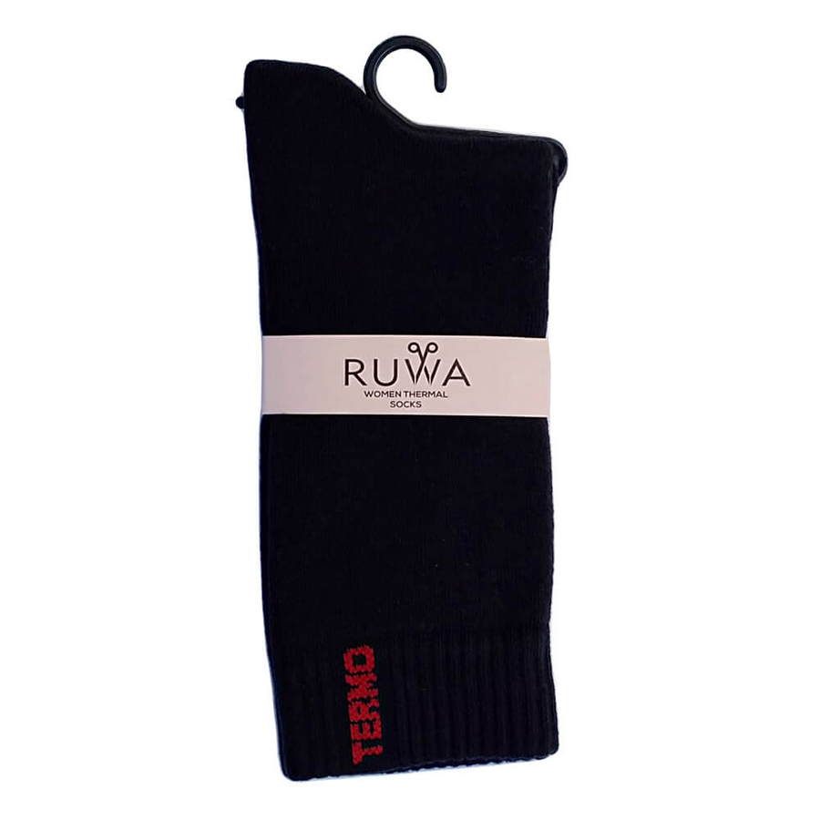 Ruwa 250 Women's Thermal Socks Cozy Navy Blue 1 Pair