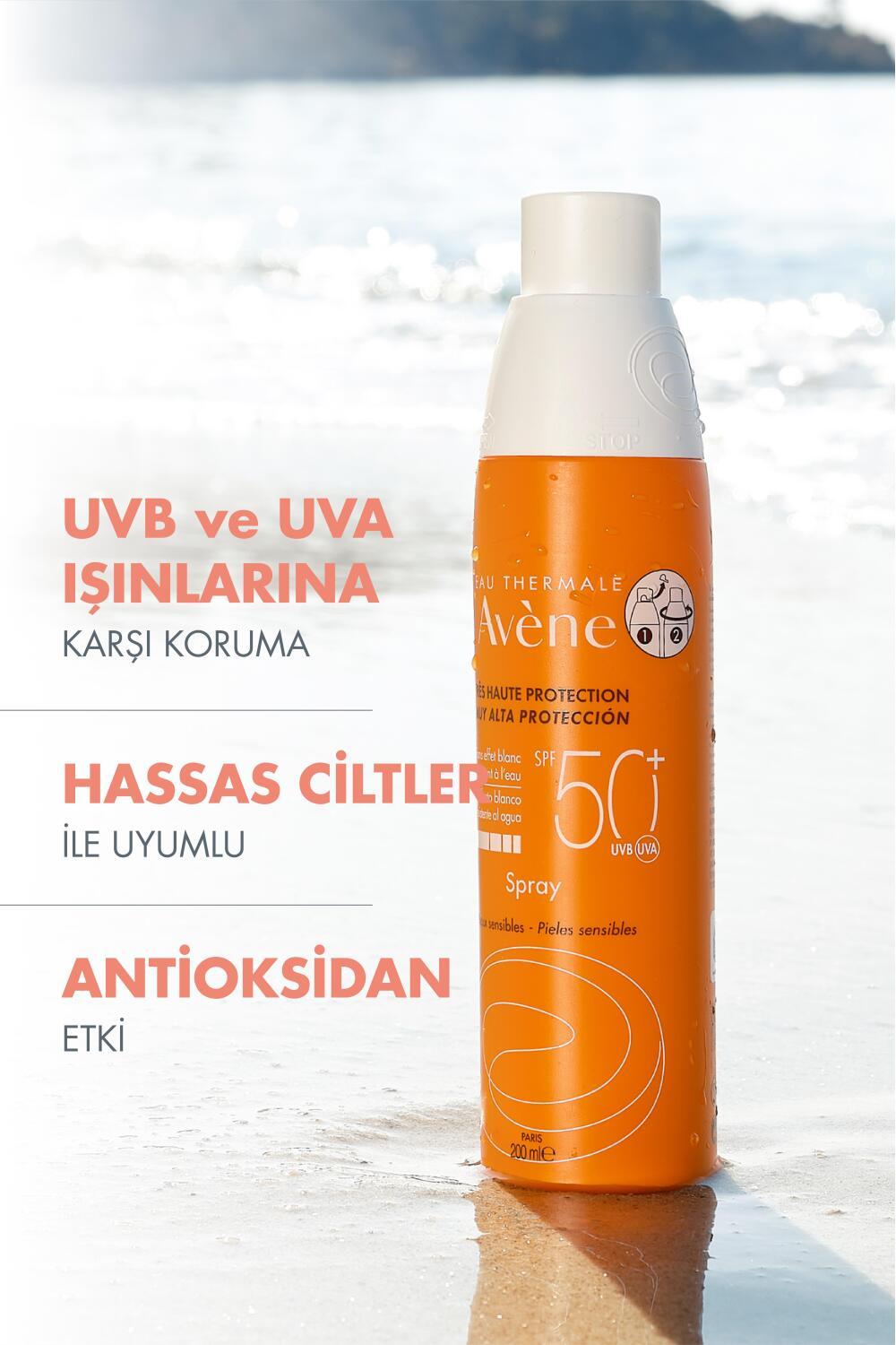 Avene SPF50+ Sunscreen Spray - Broad-Spectrum Sun Protection for Sensitive Skin - image 8