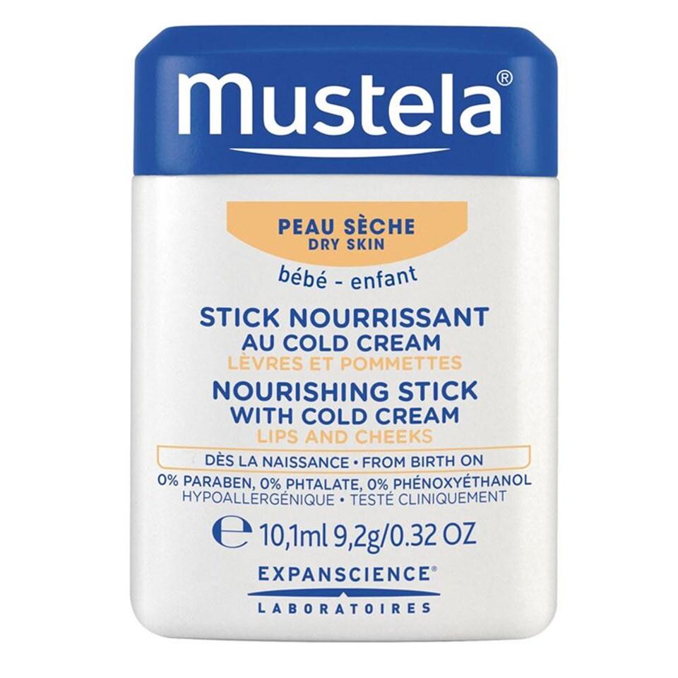 Mustela Nourishing Stick with Cold Cream for Dry Skin Relief - Natural Baby Skincare, 9.2g - Baby Care