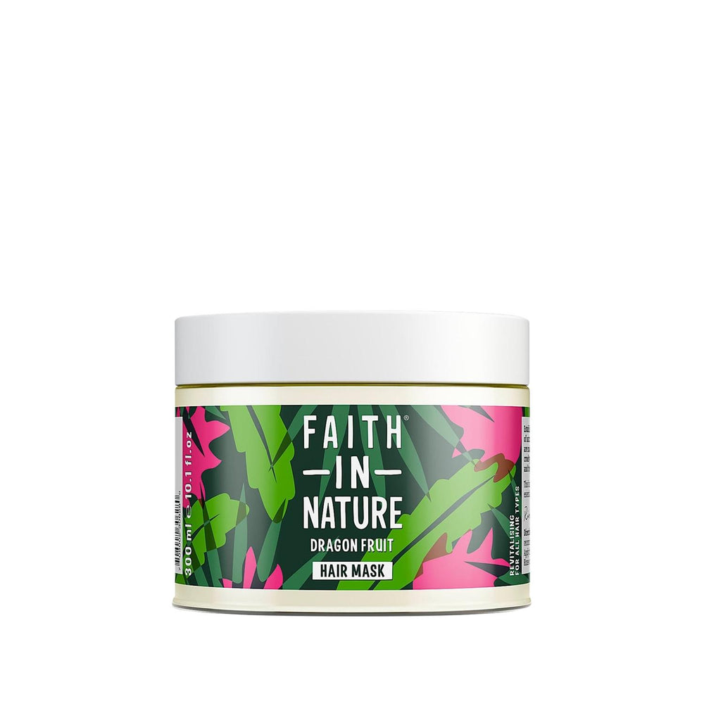 Faith In Nature Dragon Fruit Revitalizing Hair Care Mask for All Hair Types, 300ml - Nourishing, Natural Ingredients Faith In Nature Dragon Fruit Hair Mask - Nourishing & Natural Hair care mask, Dragon fruit hair treatment, Natural hair care products, Nourishing hair mask, Faith In Nature products, Hair nourishment, Natural ingredients, Revitalizing hair mask, Hair care for all types, Antioxidant hair care