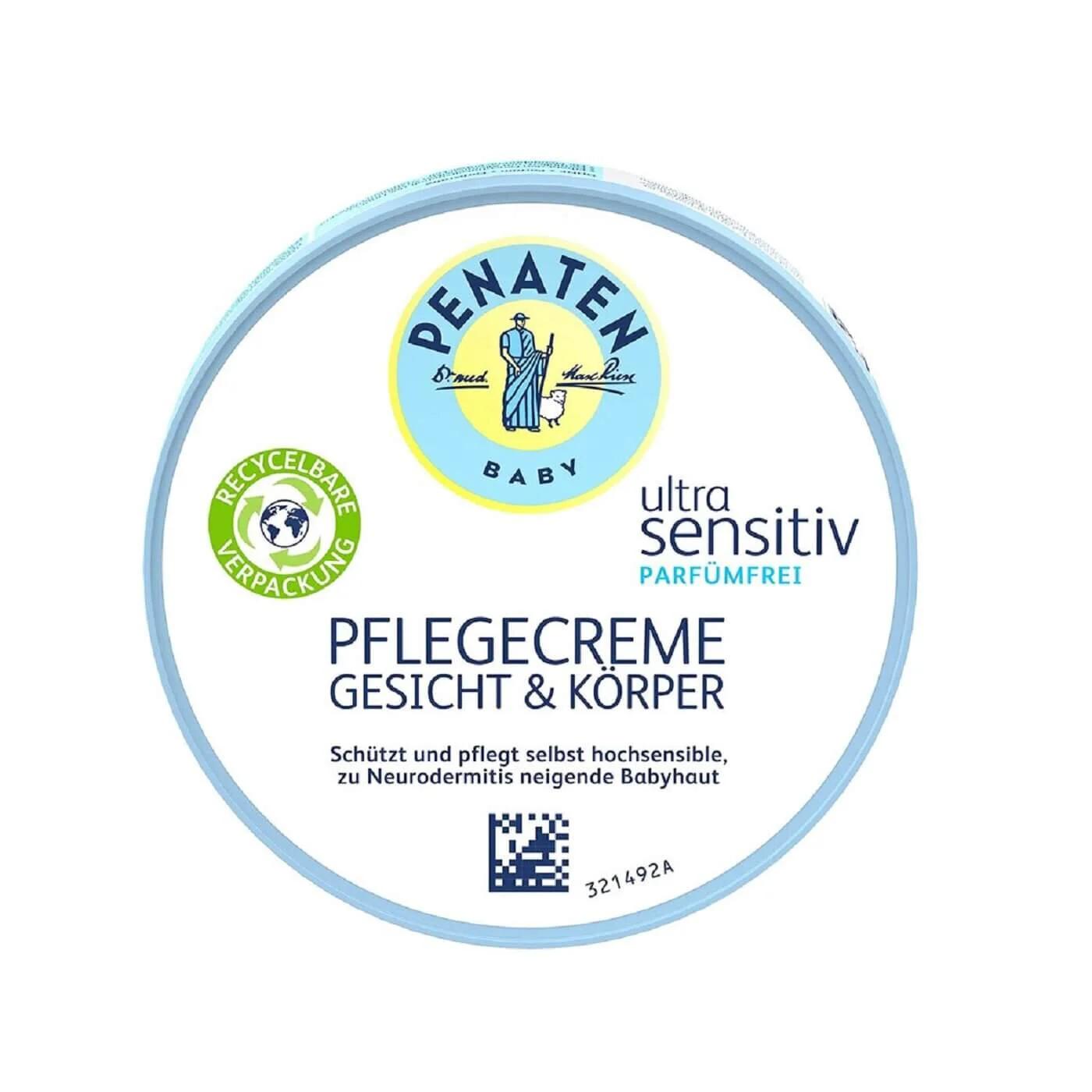 Penaten Ultra Sensitive Baby Care Cream for Delicate Skin 100 ml