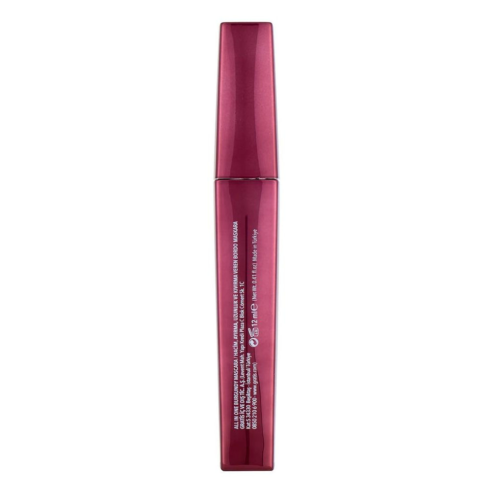 LYKD All in One Burgundy Mascara for Volume and Curl
