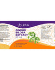 Life In Ginkgo Biloba Extract Dietary Supplement 60 Tablets
