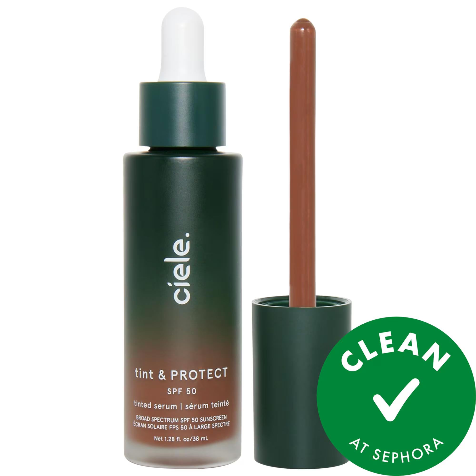 tint &amp; PROTECT - Vegan Tinted Serum Foundation with SPF 50+ - Medium Coverage, Natural Finish tint &amp; PROTECT - SPF 50+ Tinted Serum Foundation tinted serum foundation, non-comedogenic makeup, SPF 50+ sun protection, vegan cosmetics, cruelty-free beauty products, gluten-free skincare, liquid foundation for natural finish, makeup for sensitive skin, natural coverage, skincare benefits, daily wear makeup, outdoor protection, acne-safe products