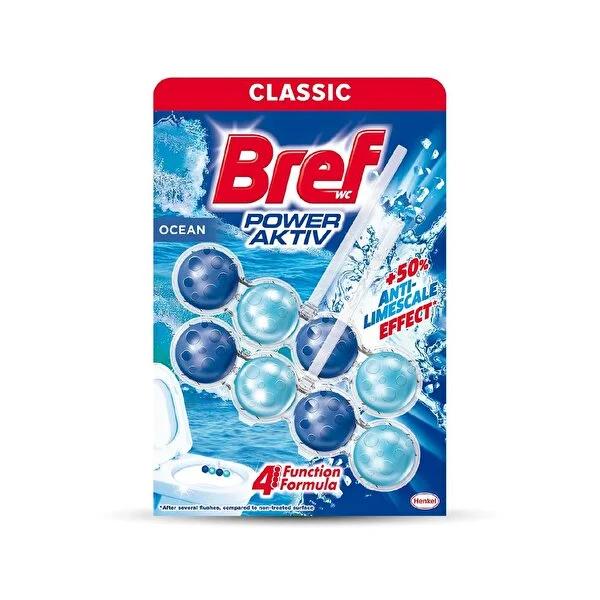 Bref Power Aktif Okyanus Toilet Cleaning Block - Long Lasting Freshness, 4-Function Formula, Prevents Limescale Buildup Bref Power Aktif Okyanus Toilet Cleaning Block - Long Lasting Freshness Toilet cleaning block, Bref Power Aktif, Okyanus Temizleyici, Toilet hygiene, Long-lasting freshness, toilet cleaning, hygiene products, bathroom cleaning, limescale prevention, freshness, cleaning solution, household essentials