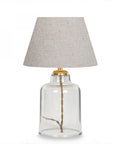Homing Table Lamp with Kristal Plastic Body and Kumaş Shade - Energy-Efficient LED Lighting Solution - view 2