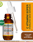 Garnier Vitamin C Face Serum - Brightening & Anti-aging Night Serum with Hyaluronic Acid - view 3