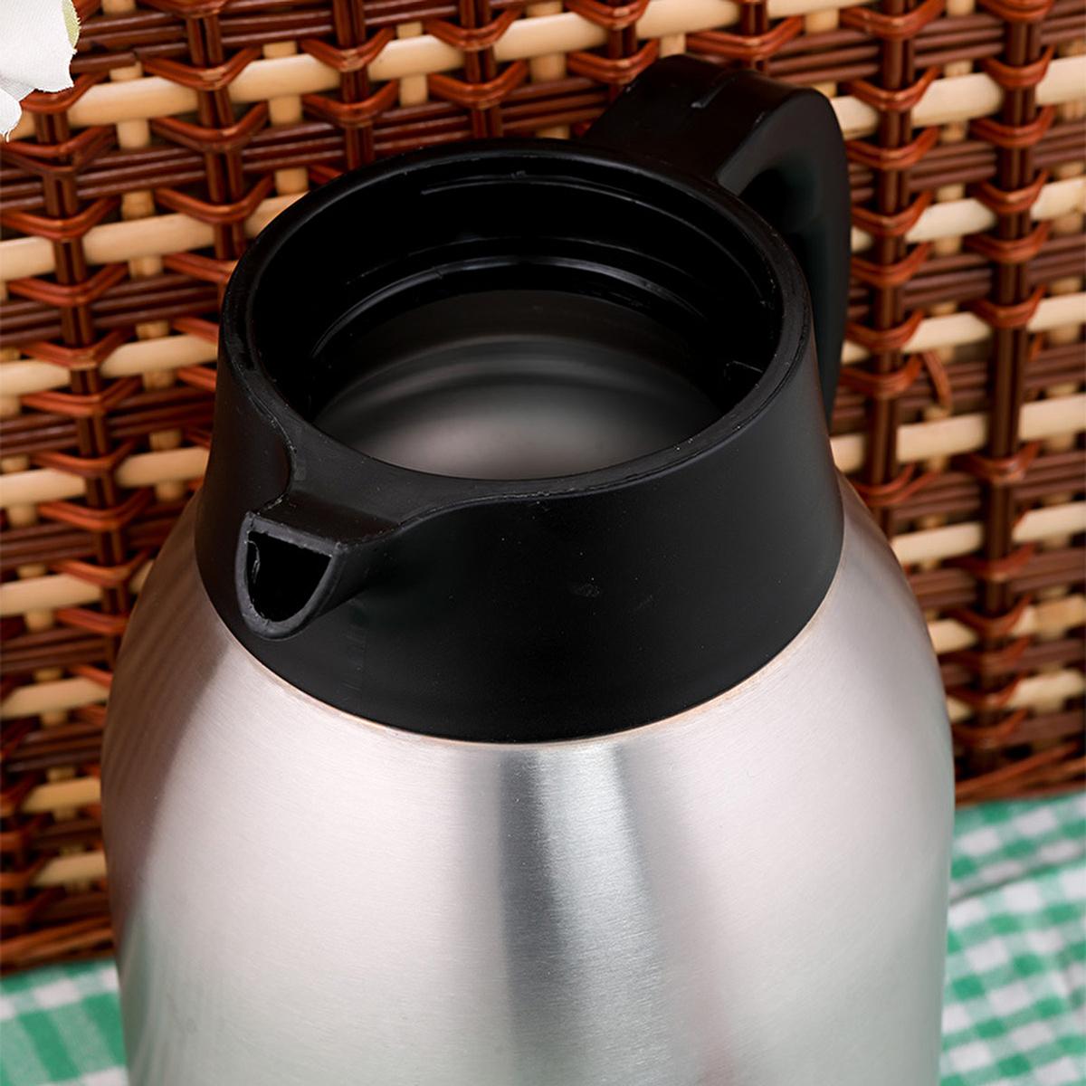 Cooker Stainless Steel Thermos 2L - Insulated Flask for Hot & Cold Drinks, Durable & Long-Lasting Cooker 2L Stainless Steel Thermos - Hot & Cold Drinks stainless steel thermos, insulated flask, double-walled thermos, hot and cold drinks container, durable thermos, outdoor gear, camping equipment, picnic essentials, office accessories, eco-friendly products, temperature control, beverage container