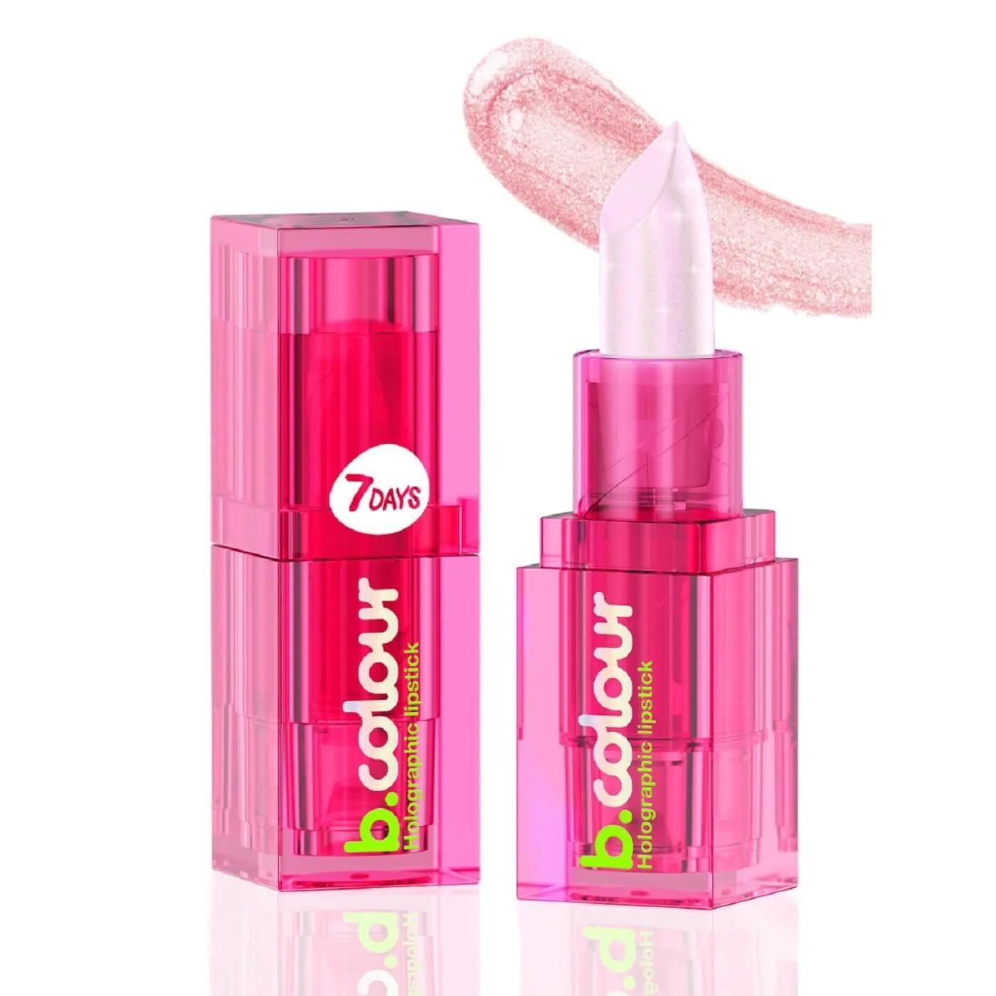 7Days BColour Holographic Lipstick 01 Barbie 4g