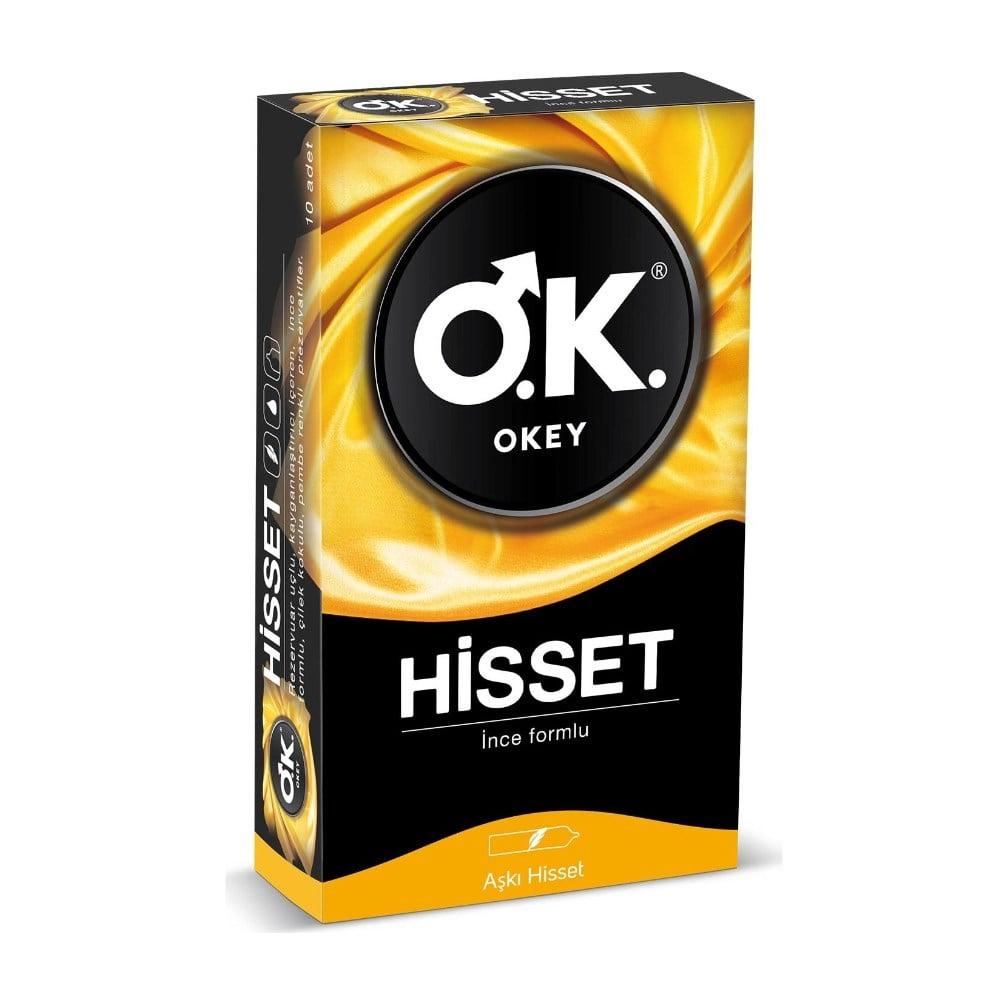 Okey Hisset Sensitive Condoms - Thin, 10-Pack for Enhanced Intimacy Okey Hisset Thin Condoms for Enhanced Intimacy sensitive condoms, thin condoms, Okey Hisset, intimacy products, condoms for sensation, adult products, intimate health, latex condoms, enhanced intimacy, couples gifts, sexual health products