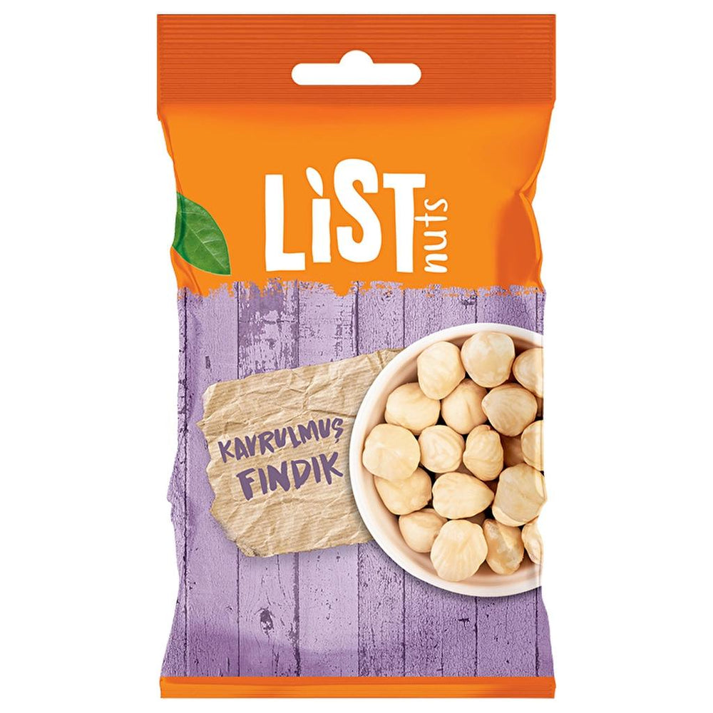List Nuts Roasted Hazelnuts Crunchy Daily Snack 34g