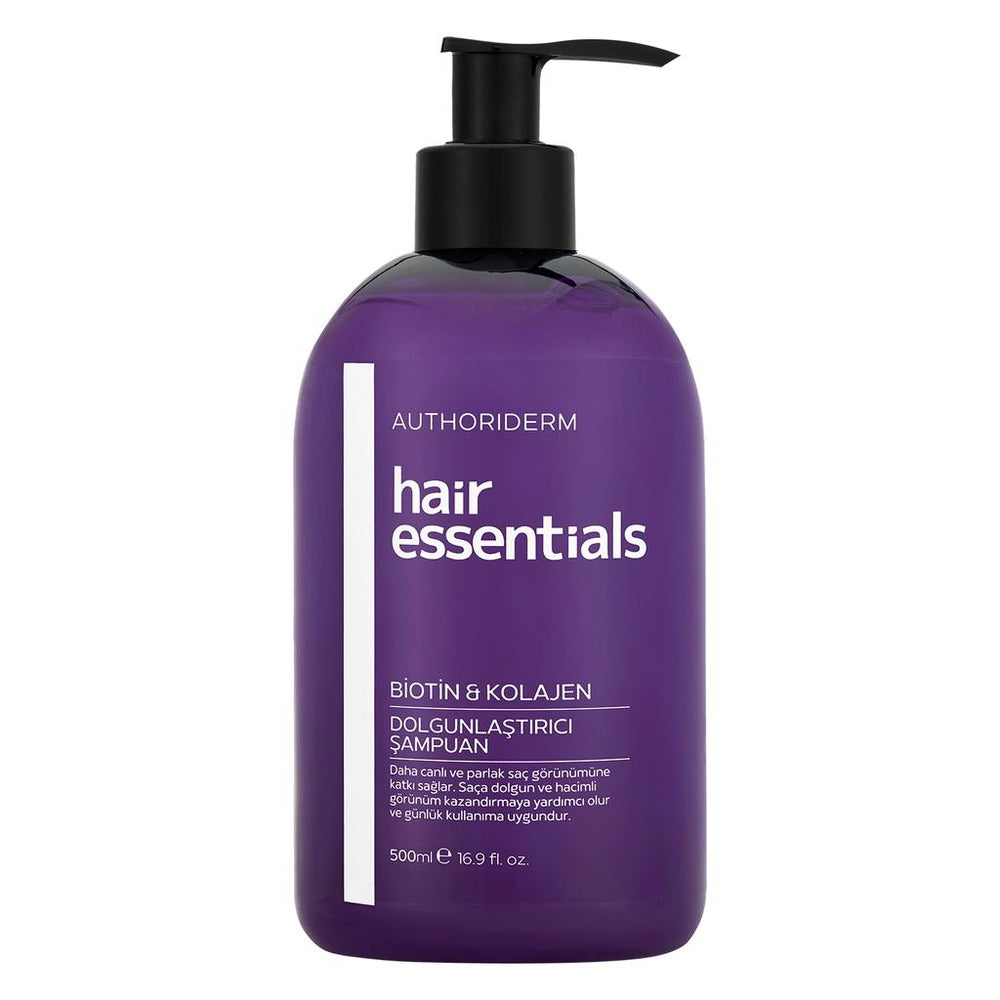 Authoriderm Biotin & Kolajen Volumizing Shampoo 500 ml