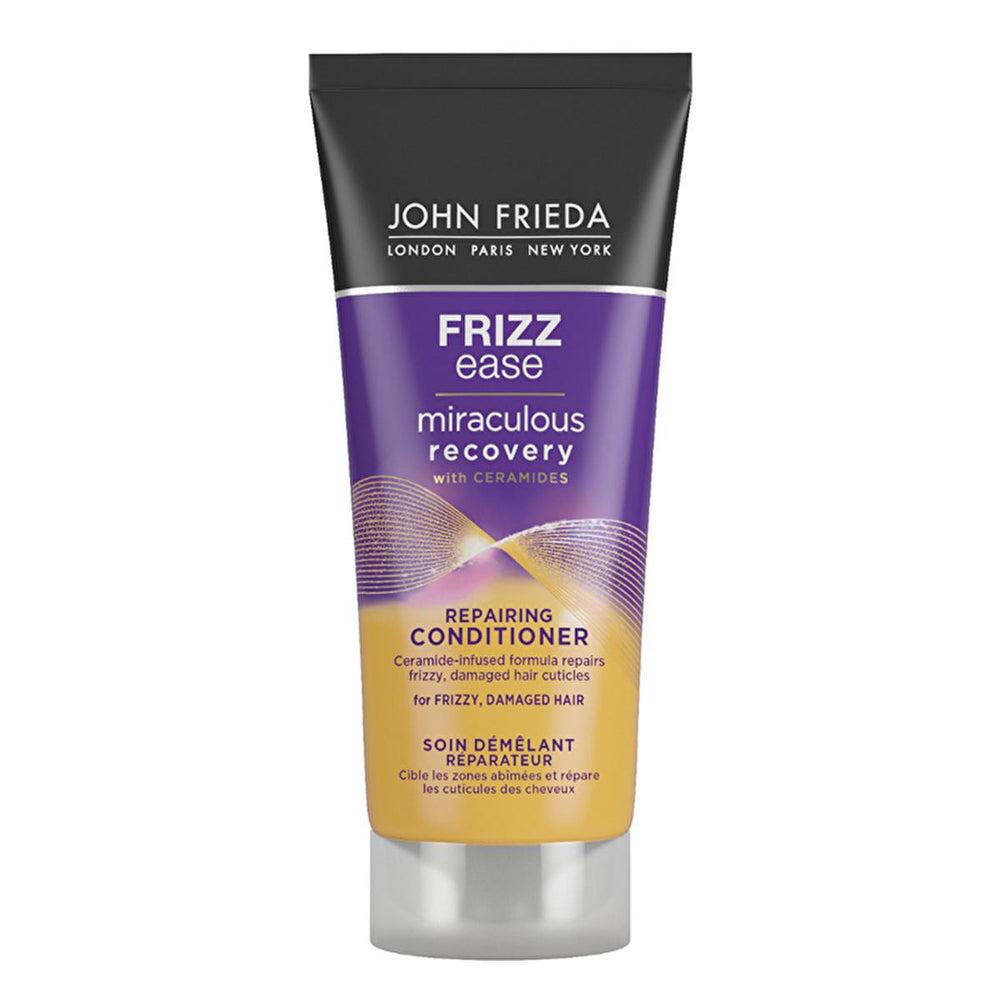 John Frieda Repairing Hair Conditioner - Miraculous Recovery, Anti-Damage, Natural Ingredients, Frizz Ease - Conditioner
