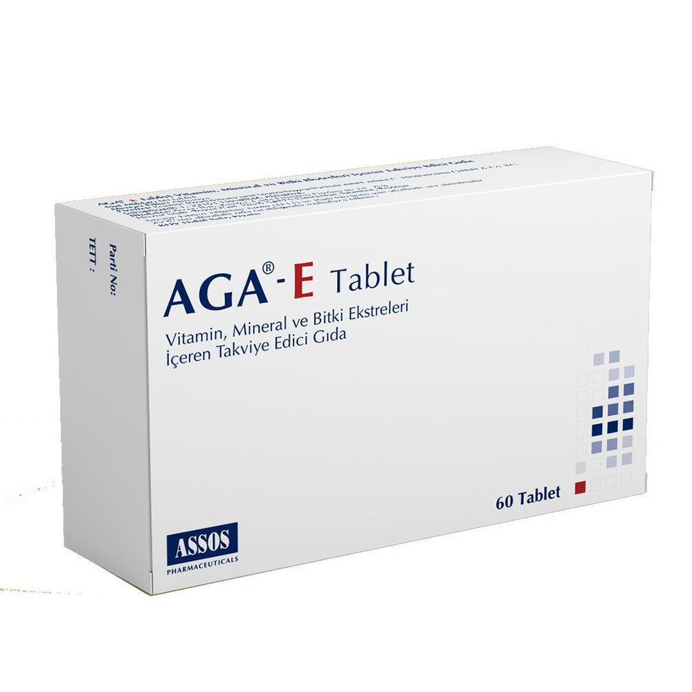 Aga-E Dietary Supplement - 60 Tablets with Saw Palmetto, Biotin, and Zinc - image 2