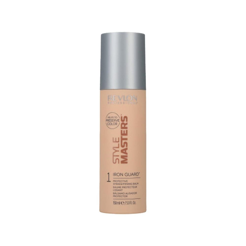 Revlon Style Masters Smooth Iron Guard Hair Smoothing Cream & Heat Protectant - 150ml Revlon Style Masters Smooth Iron Guard - Hair Smoothing Cream & Heat Protectant hair smoothing cream, heat protectant, Revlon Style Masters, Smooth Iron Guard, hair care product, frizz reduction, hair protection, styling cream, Revlon hair products, smoothing serum, hair smoothing treatment, heat styling protection