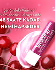 Vaseline Cherry Blush Lip Care - 48 Hour Moisturizing Lip Balm with Shea Butter for Dry, Chapped Lips - view 8