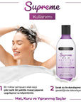 Morfose Supreme Hair Shampoo - Nourishing Formula for Dry, Damaged Hair - Biotin & Vegan Collagen - Strengthens, Moisturizes & Adds Shine (10.14 fl oz) Morfose Shampoo: Repair Dry, Damaged Hair - Biotin & Vegan Collagen hair shampoo, dry hair shampoo, damaged hair shampoo, vegan collagen shampoo, biotin shampoo, hair strengthening shampoo, hair breakage treatment, hair moisturizing shampoo, shampoo for shiny hair, nourishing hair shampoo, dry hair, damaged hair, vegan collagen, biotin, hair strengthening, b