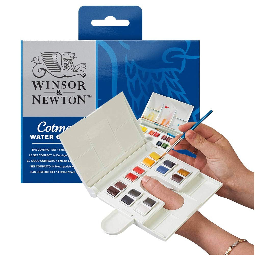Winsor &amp; Newton Cotman Watercolor Compact Set B0060KS4IO  WINSOR NEWTON PROFESSIONAL WATER COLOUR ( 