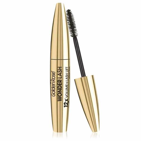 Golden Rose Wonder Lash Mascara 12ml - Volumizing, Nourishing, Intensely Black Mascara for Fuller Lashes - Mascara