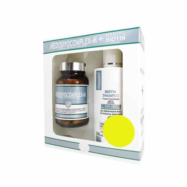 Nutrafarm Medobiocomplex-E Capsules - Men's Health Set | 60 Count - Shampoo