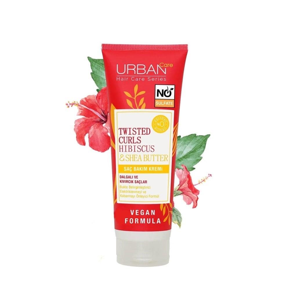 URBAN Care Twisted Curls Sulfate-Free Hair Cream with Hibiscus & Shea Butter - Moisturizing & Nourishing for Curly & Wavy Hair - image 3